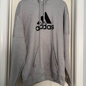 Adidas Heather Gray Men's Hoodie